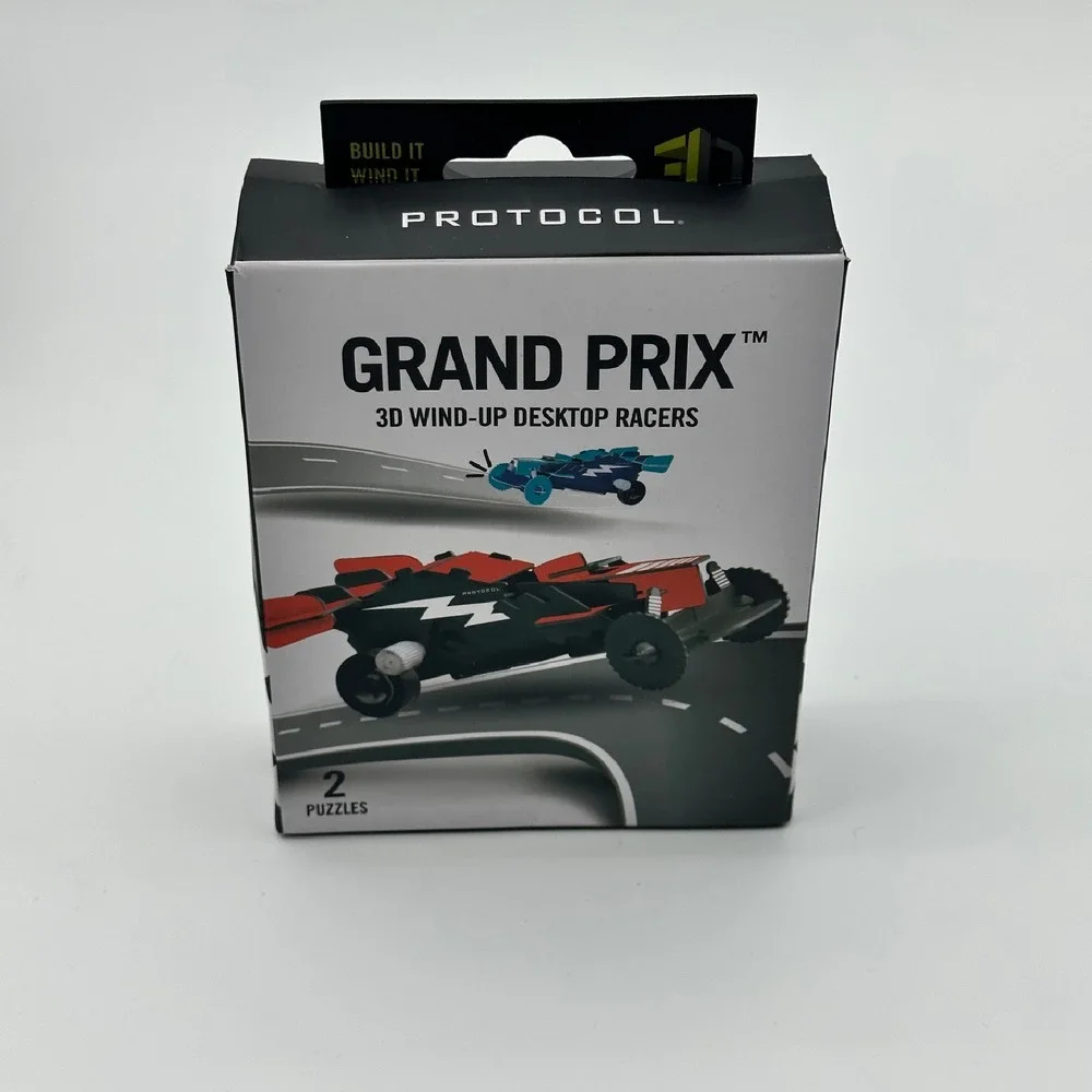 Protocol‎ Grand Prix 3D Wind-Up Desktop Racers 2 Puzzles Set 5872-2BDR